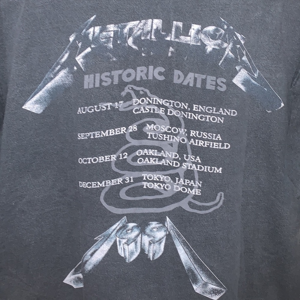 Vtg Metallica 1991 Tour Shirt - Picture 10 of 13